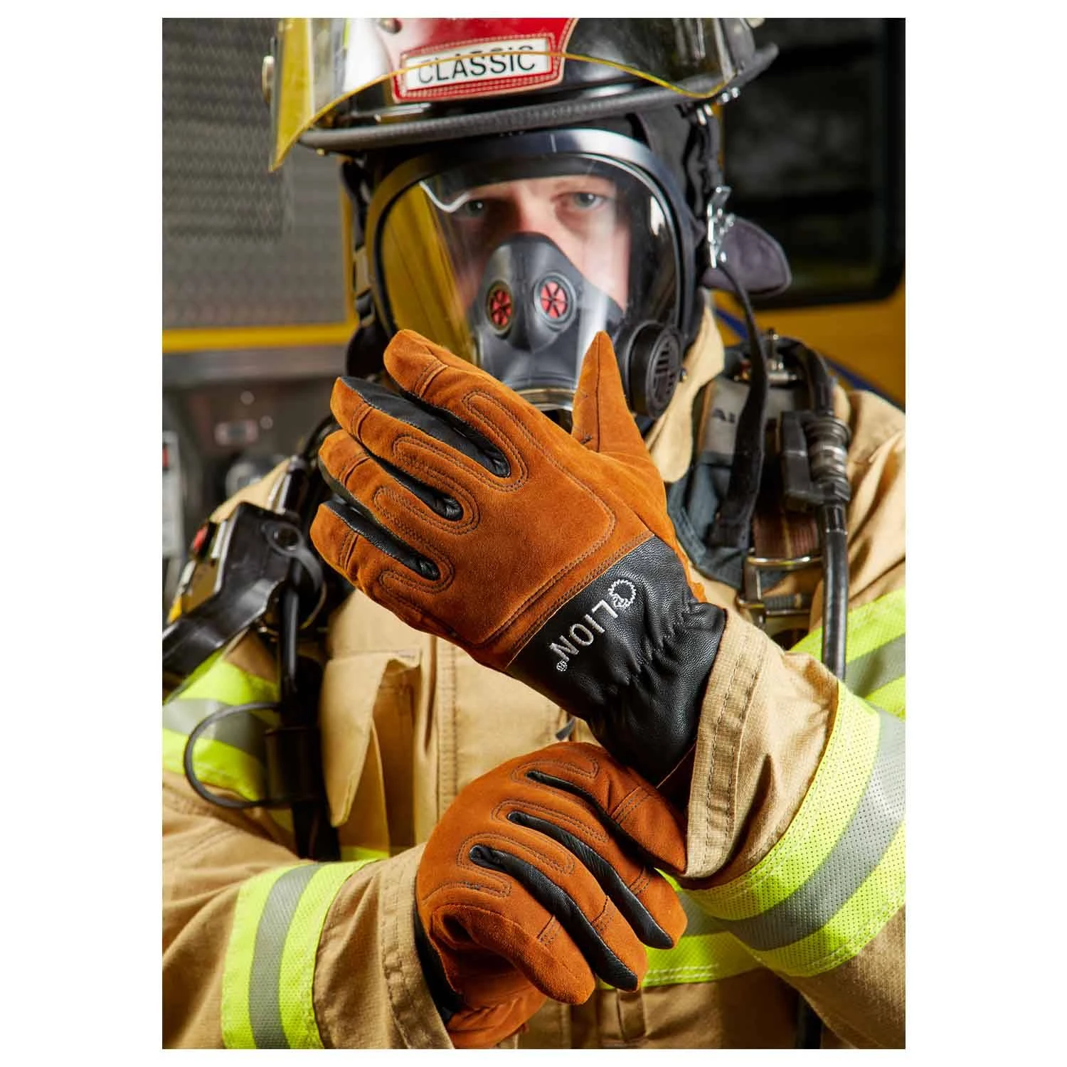 LION Victory NFPA Structural Firefighting Gloves. - Image 3