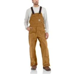 Carhartt Flame-Resistant Unlined Duck Bib Overall.