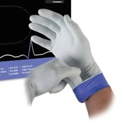 Microflex LIFESTAR EC Powder-Free Nitrile Exam Gloves.