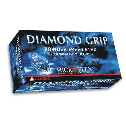 Microflex Medical Co Diamond Grip Latex Medical Gloves (100 Per Box). - Image 2