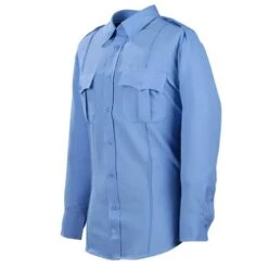 DutyPro Long Sleeve Polyester Solid Men's Shirt.