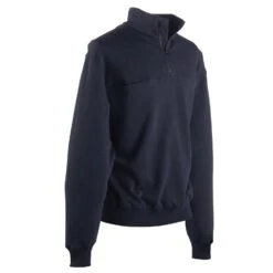 Galls Firefighter Quarter Zip Workshirt With Stand Up Collar.