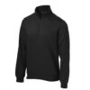 SPORT-TEK 1/2 ZIP SWEATSHIRT.