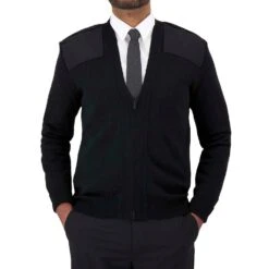 COBMEX? V-Neck Zip Front "Commando" Sweater.