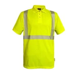 Reflective Apparel Class 2 Short Sleeve Birdseye Polo With Comfort Trim.