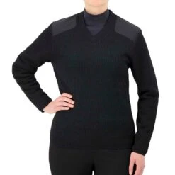 COBMEX? V-Neck Fleece Lined "Commando" Sweater.