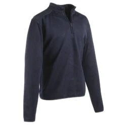 Flying Cross Fleece Lined Quarter Zip Commando Sweater.