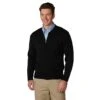 A+ Career Apparel Unisex Heavyweight Zip-Front Crewneck Cardigan.