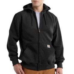 Carhartt Men's Paxton Heavyweight Hooded Zip Front Sweatshirt.