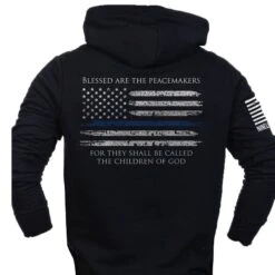 Nine Line Thin Blue Line Hoodie.