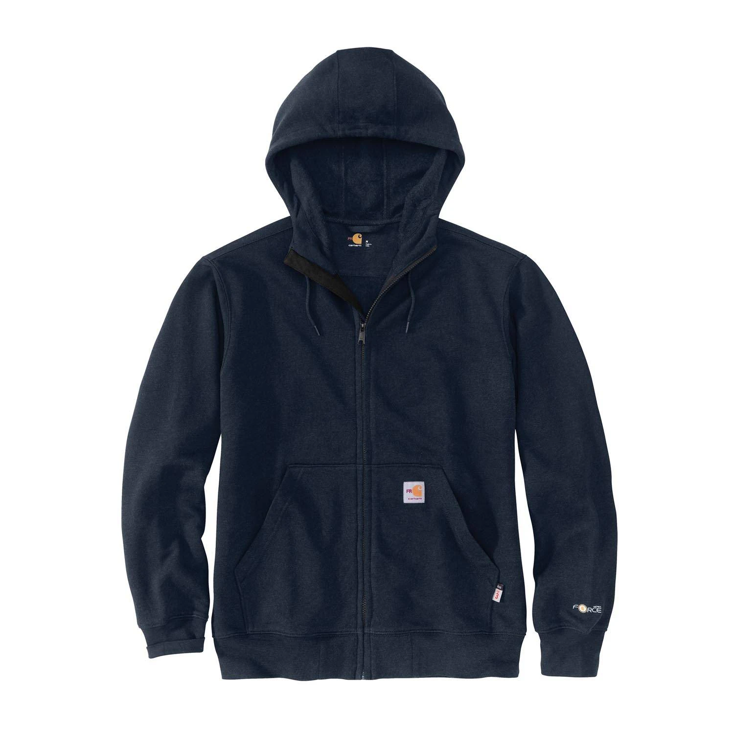 Carhartt Flame-Resistant Force Original Fit Midweight Hooded Zip Front Sweatshirt. - Image 2