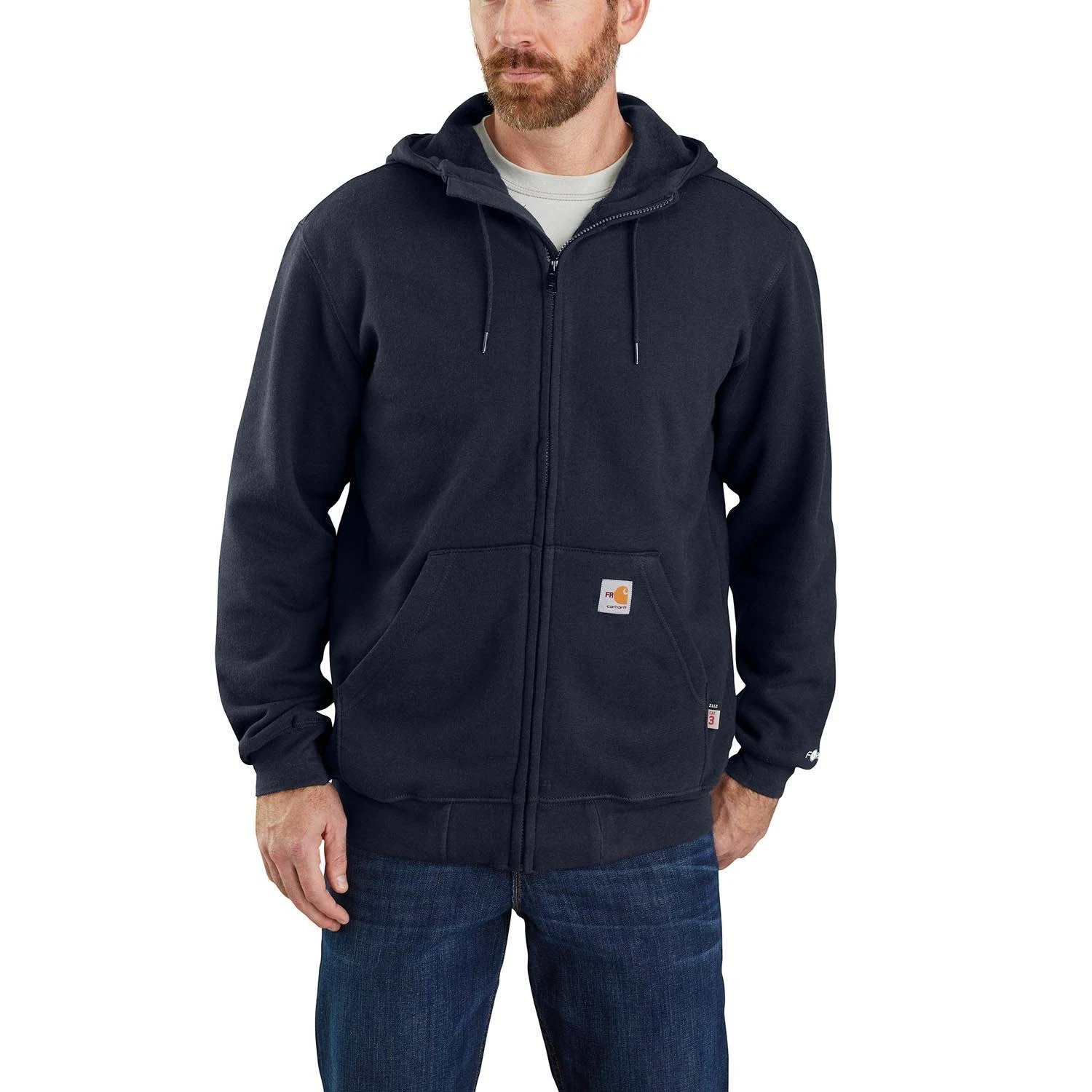 Carhartt Flame-Resistant Force Original Fit Midweight Hooded Zip Front Sweatshirt.