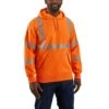 Carhartt High-Visibility Loose Fit Midweight Class 3 Sweatshirt.