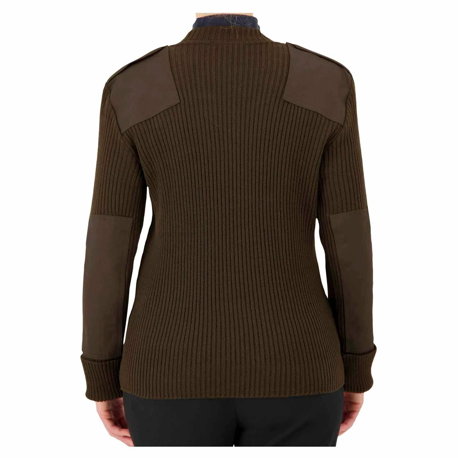 COBMEX? V-Neck Rib "Commando" W/ VELCRO? Brand Fastened Epaulets & Shoulder/Elbow Patches. - Image 4