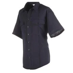 Lion Apparel Battalion Snap Front Closure Plain Weave, Short Sleeve.